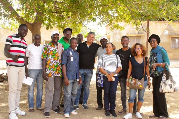 La Délégation Guadeloupéenne en compagnie de l’Ecole Nationale de Formation Hôtelière et Touristique en visite dans les Îles du Saloum.